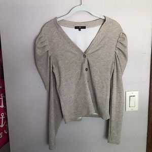 Beautifully made “for all mankind” sweater/cardigan